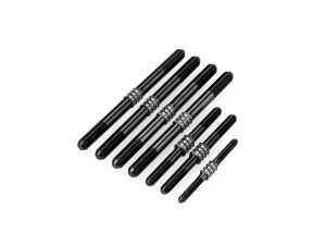 JConcepts Tekno NB48 2.1 Fin Ti Turnbuckle Set -Black (7pcs)