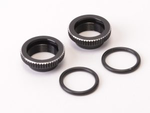 Schumacher Threaded Shock Collar (Black) pr - Mi5,FT