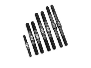 JConcepts TLR 8ight-X2.0/XE Fin Ti Turnbuckle set - Blk -7pc