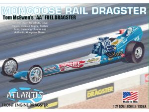 Atlantis Models Tom Mongoose McEwen Front Engine Dragster 1:24