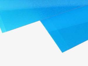 Evergreen Transparent Coloured Sheet, 150 x 300 x 0.3mm (6 x 12 x .010in), Blue (2 per pack)