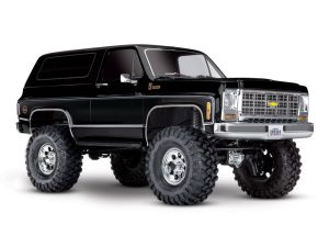 Traxxas TRX-4 1979 Chevrolet Blazer 1:10 4X4 Electric All-Terrain Crawler, Black (+ TQ 2-ch, XL-5 HV, Titan 550, Clipless Body)