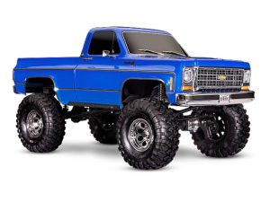 Traxxas TRX-4 1979 Chevrolet K10 Truck 1:10 4WD RTD Electric Trail Crawler, Blue (+ TQi 4-ch, XL-5 HV, Titan 550)