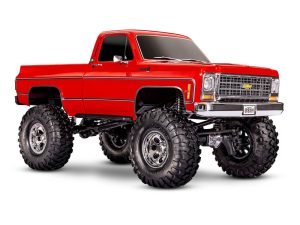 Traxxas TRX-4 1979 Chevrolet K10 Truck 1:10 4WD RTD Electric Trail Crawler, Red (+ TQi 4-ch, XL-5 HV, Titan 550)