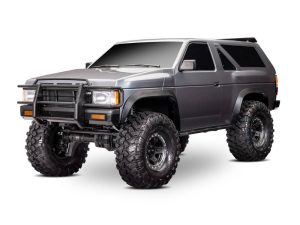 Traxxas TRX-4 1987 Nissan Pathfinder 1:10 4X4 Electric Trail Crawler, Silver (+ TQi 4-ch, XL-5 HV, Titan 550, Clipless Body)