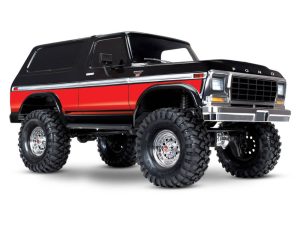 Traxxas TRX-4 Ford Bronco 1:10 4X4 Electric Trail Truck, Red (+ TQi 4-ch, XL-5 HV, Titan 550)