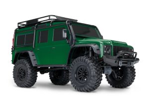 Traxxas TRX-4 Land Rover Defender 1:10 4X4 Electric Trail Crawler, Green (+ TQi 4-ch, XL-5 HV, Titan 550, Clipless Body)