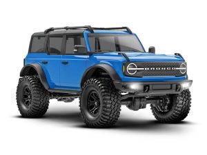 Traxxas TRX-4M Ford Bronco 1:18 4WD Electric Trail Crawler, Blue (+ TQ, ECM-2.5, Titan 87T, 750mAh LiPo, USB Charger, Clipless Body)