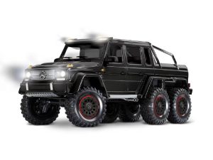Traxxas TRX-6 Mercedes-Benz G 63 AMG XL-5 1:10 6X6 RTD Scale & Trail Crawler, Black (+ TQi 4-ch, XL-5 HV, Titan 550, Clipless Body)