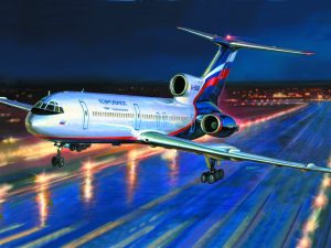 Zvezda Tu-154M Russian Airliner