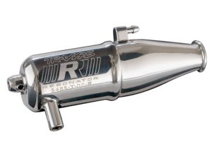 Traxxas Tuned pipe, Resonator, R.O.A.R. legal (dual-chamber, enhances mid to high-rpm power) (for Jato, N. Rustler, N. 4-Tec with TRX Racing Engines)