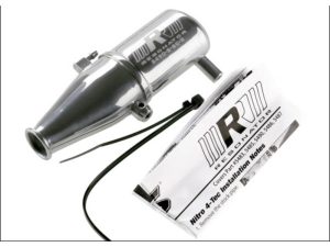 Traxxas Tuned pipe, Resonator, R.O.A.R. legal (single-chamber, enhances low to mid-rpm power) (for Revo & Slayer with TRX Racing Engines)