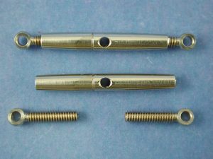 Ripmax Turnbuckle, 3mm Eye, 20mm Ctr