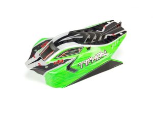 Arrma Typhon 4X4 Mega Body Painted Decal Trimmed Green