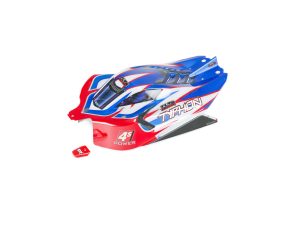 Arrma TYPHON TLR Tuned Finished Body Red/Blue