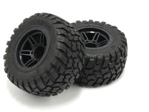 KYOSHO TYRES ON RAGE 2.0 BLACK WHEELS (2)