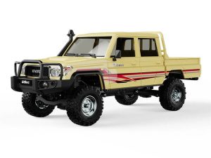 UDI RC, UDI RC TOYOTA LAND CRUISER RTR 1/18 DOUBLE CAB B/LESS SAND