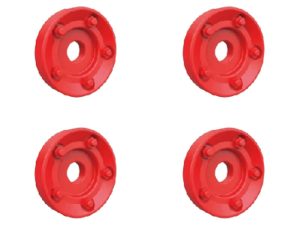 UDI RC, UDI RC WHEEL ANTI-SLIP GASKET RED 4PCS