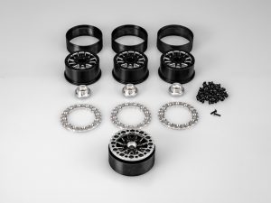 JConcepts Ultra - 2.0' 12 Spoke Crawler Wheel Black - 4pc