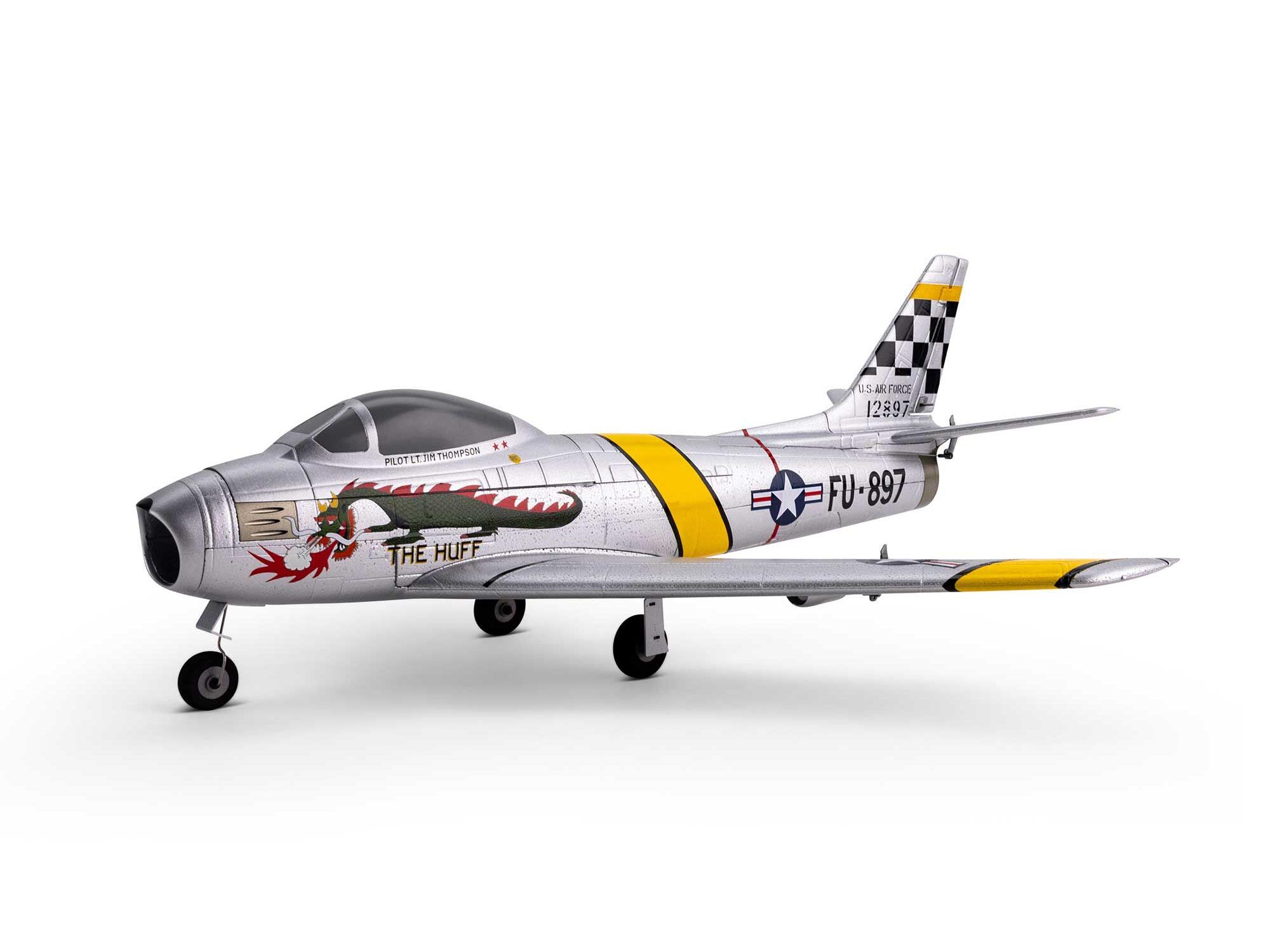 E-flite UMX F-86 Sabre 30mm EDF Jet BNF Basic with AS3X and SAFE Sel - Image 2