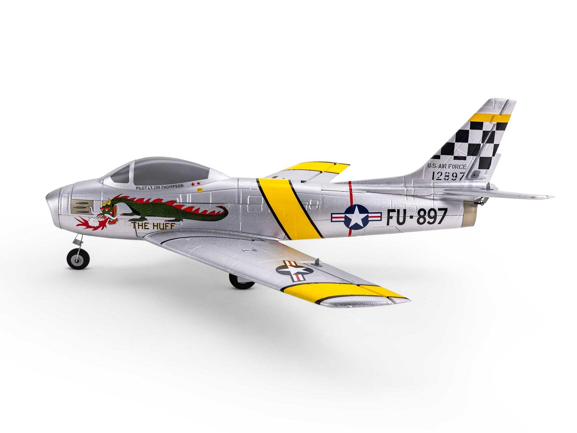 E-flite UMX F-86 Sabre 30mm EDF Jet BNF Basic with AS3X and SAFE Sel - Image 10