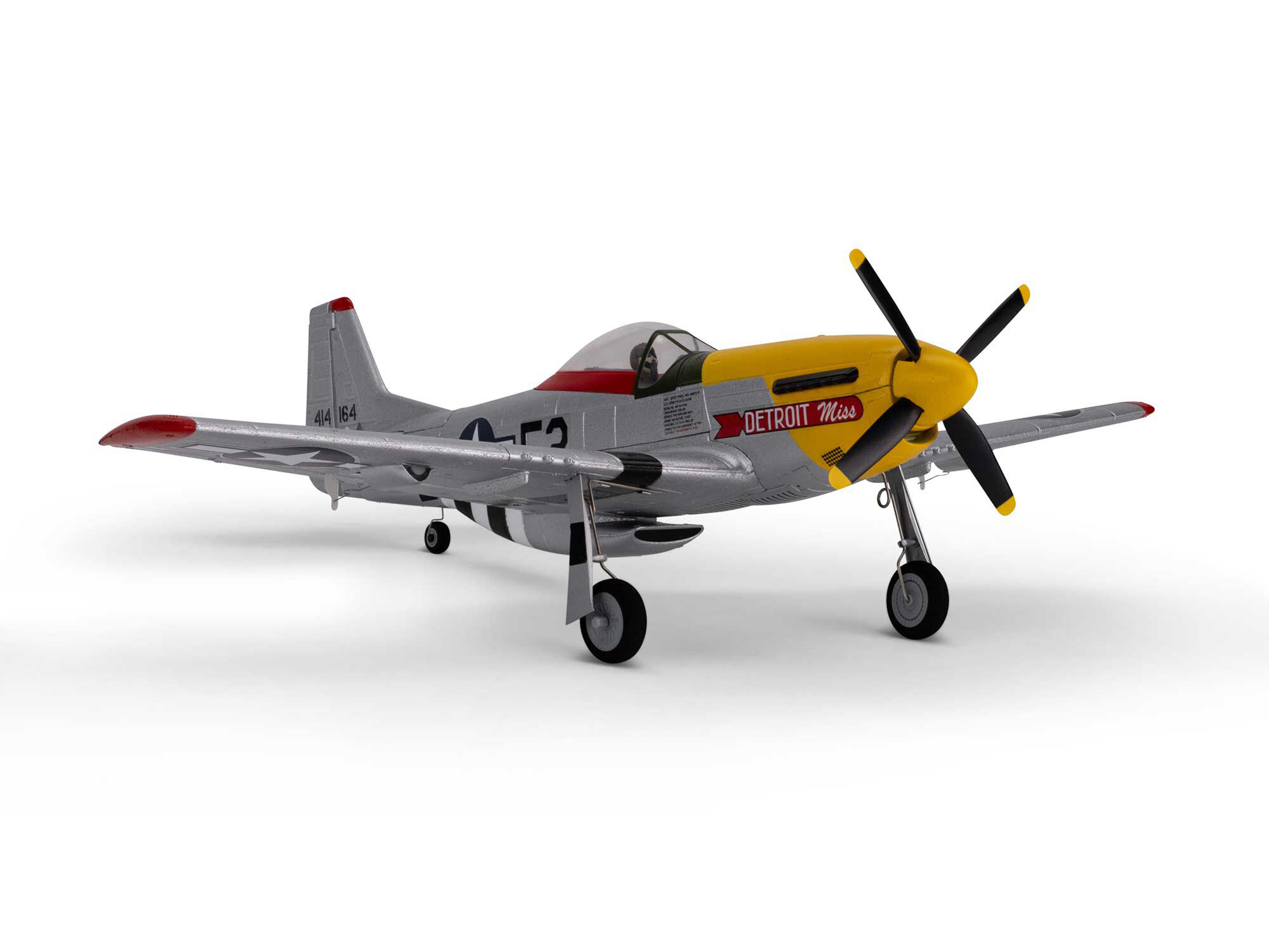 E-flite UMX P-51D Mustang "Detroit Miss" BNF Basic with AS3X and SAF - Image 2