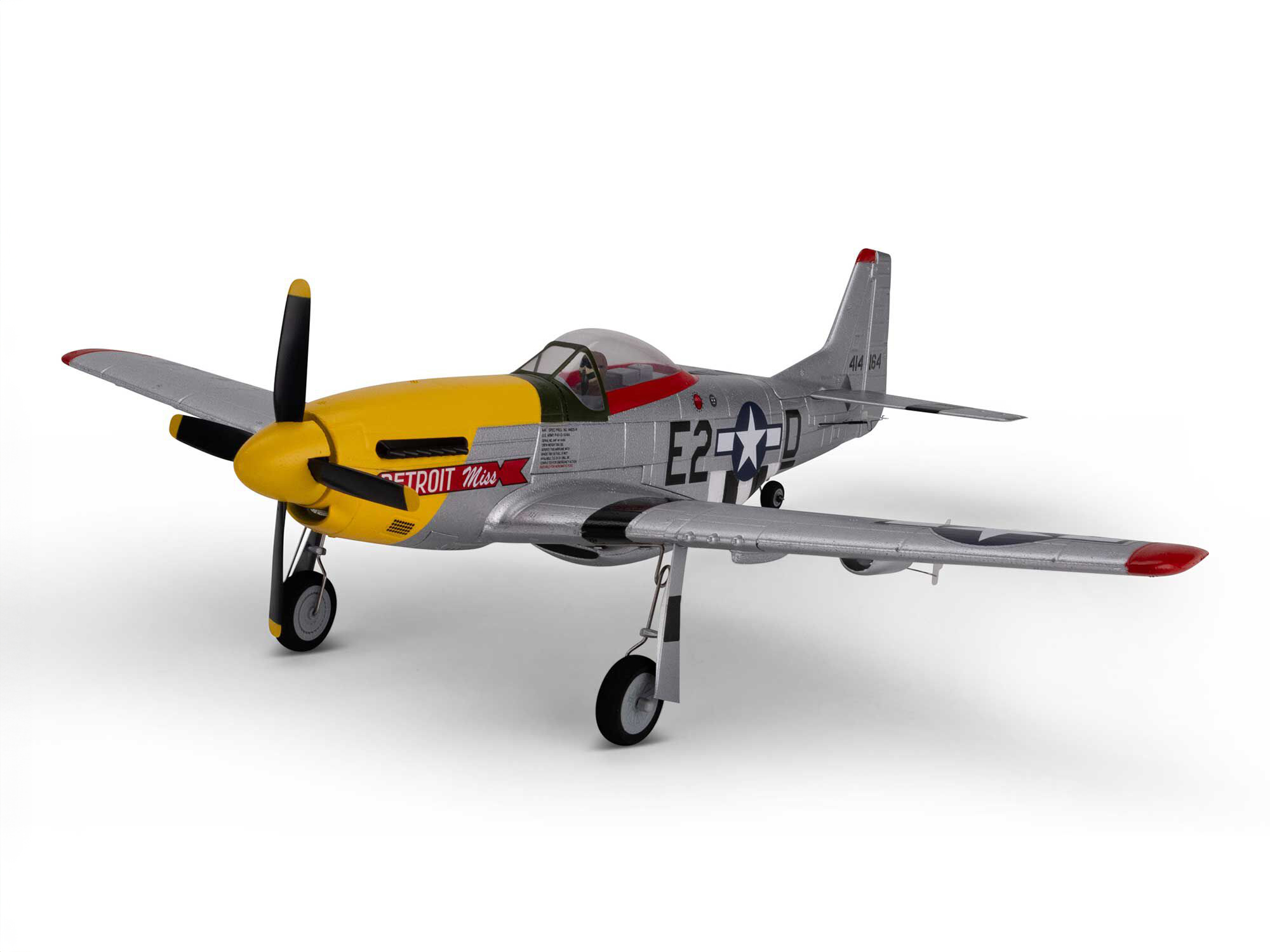 E-flite UMX P-51D Mustang "Detroit Miss" BNF Basic with AS3X and SAF - Image 12