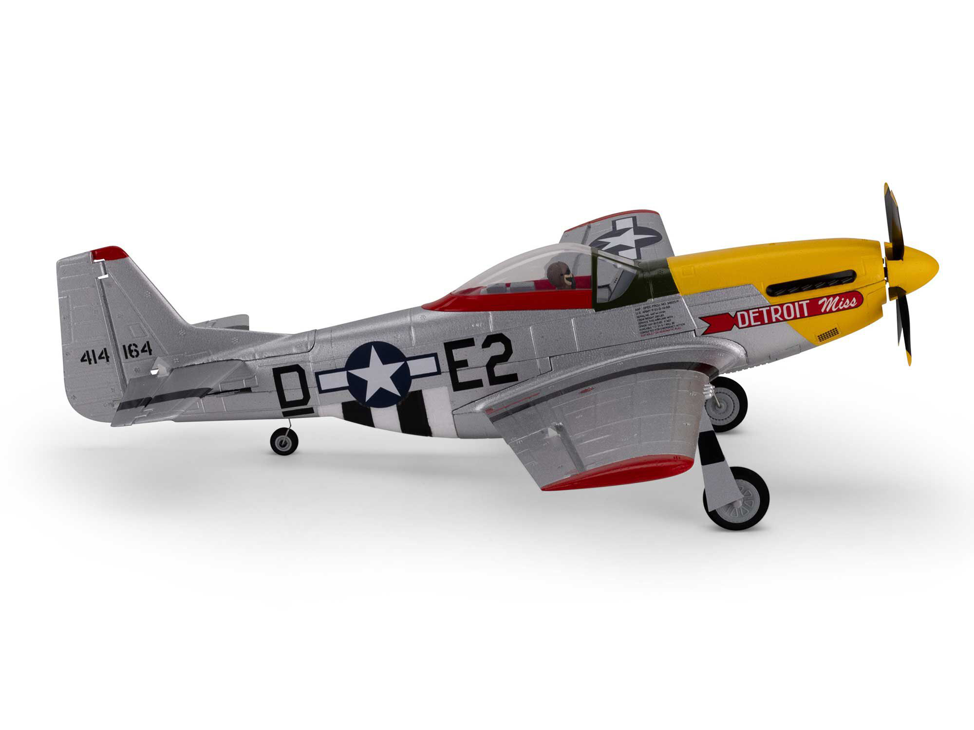 E-flite UMX P-51D Mustang "Detroit Miss" BNF Basic with AS3X and SAF - Image 13