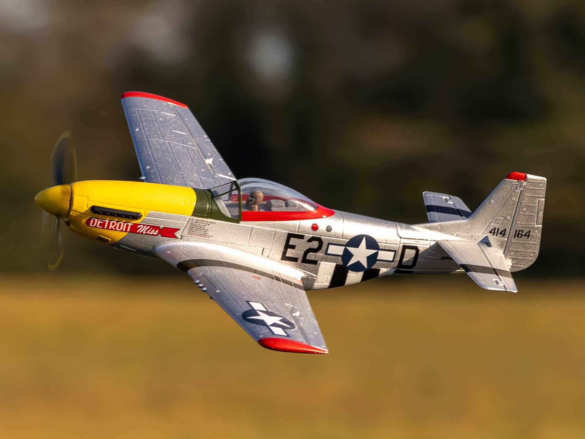 E-flite UMX P-51D Mustang "Detroit Miss" BNF Basic with AS3X and SAF - Image 22