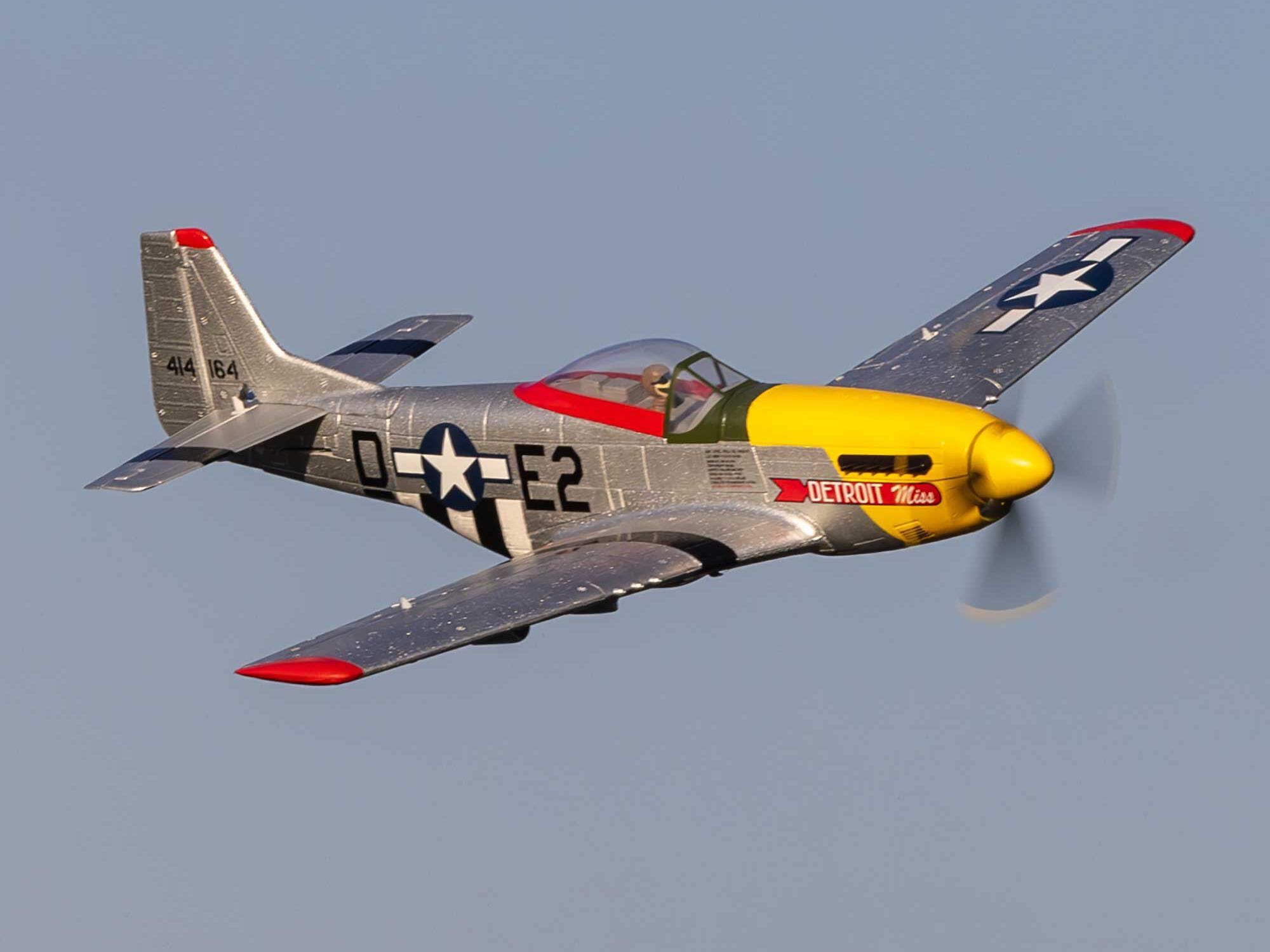 E-flite UMX P-51D Mustang "Detroit Miss" BNF Basic with AS3X and SAF - Image 23