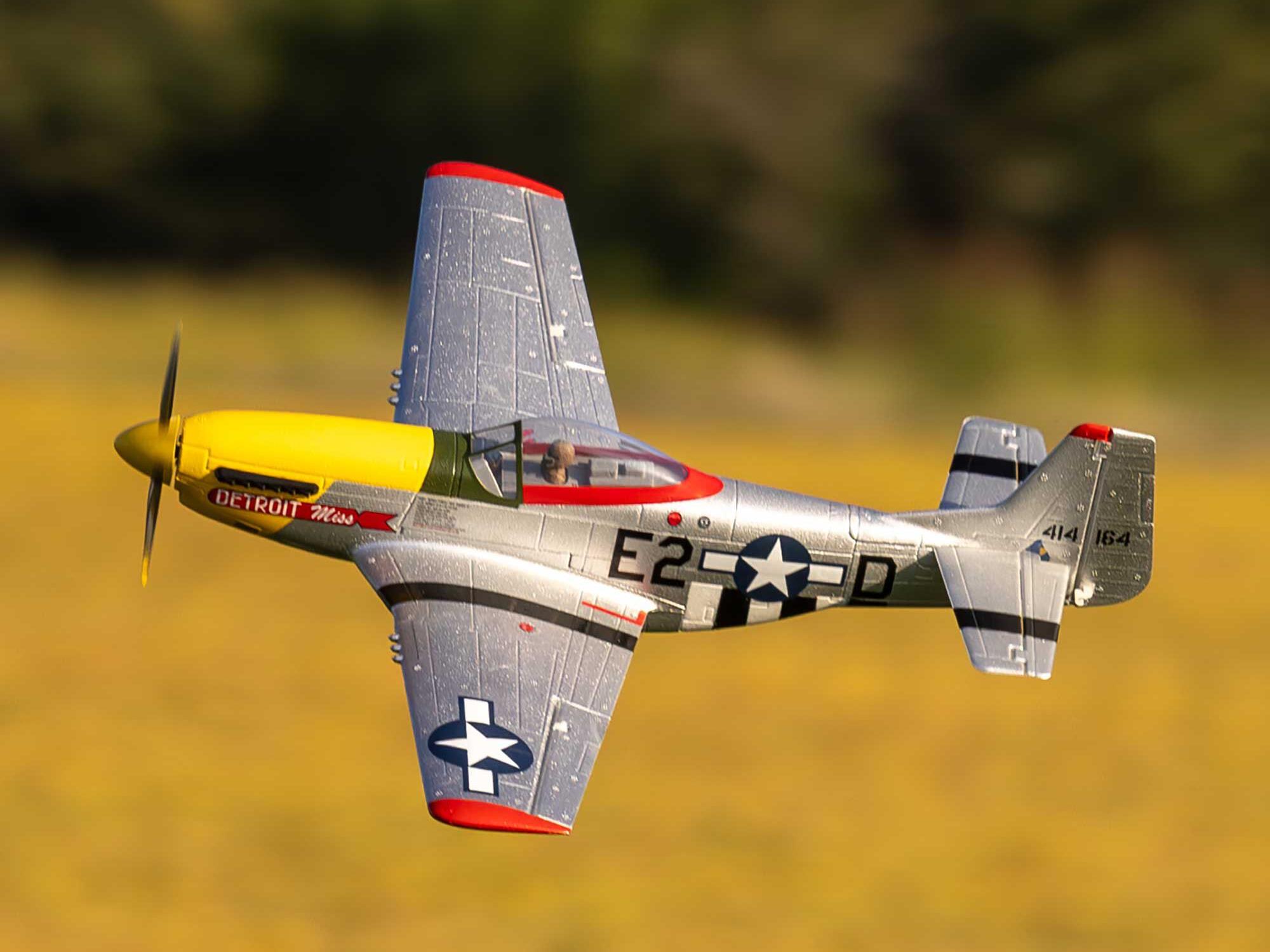 E-flite UMX P-51D Mustang "Detroit Miss" BNF Basic with AS3X and SAF - Image 26