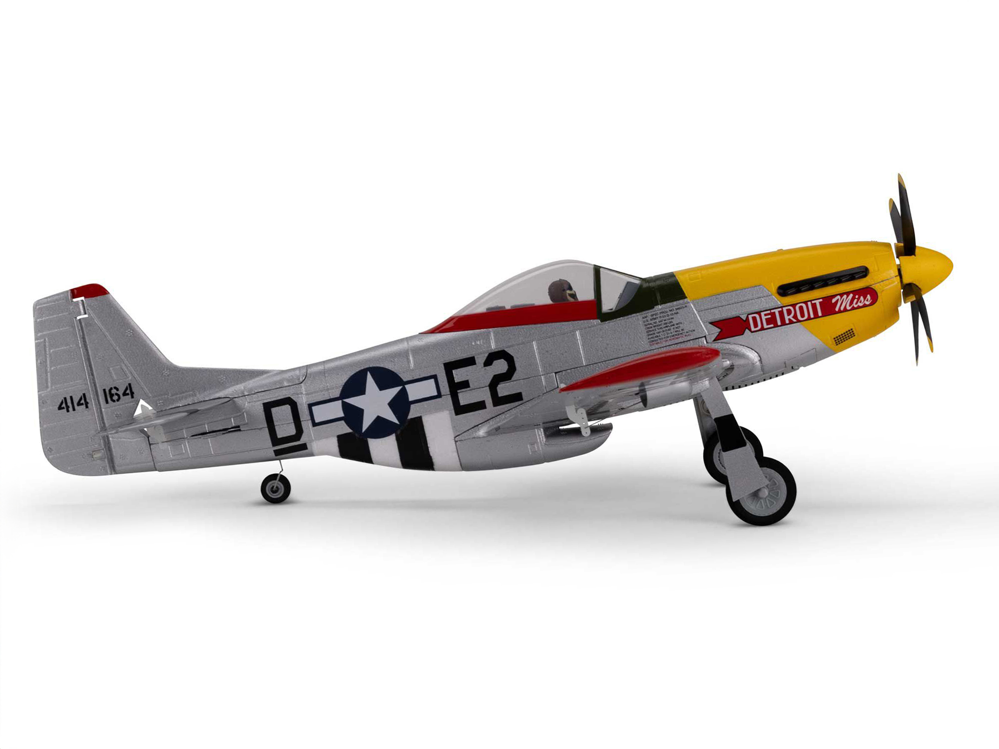 E-flite UMX P-51D Mustang "Detroit Miss" BNF Basic with AS3X and SAF - Image 6