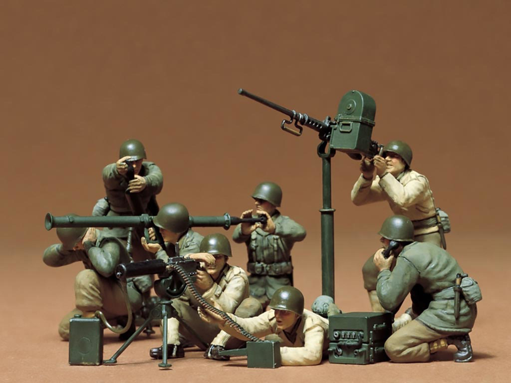 Tamiya U.S. GUN AND MORTAR TEAM KIT