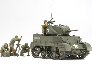 Tamiya US LIGHT TANK M5A1 WITH 4 FIGURES