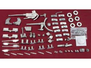 Dumas U.S.S. Crockett Deck Fittings (2105)