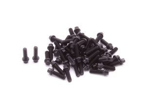 Vanquish Hex Scale Black Wheel Screw Kit