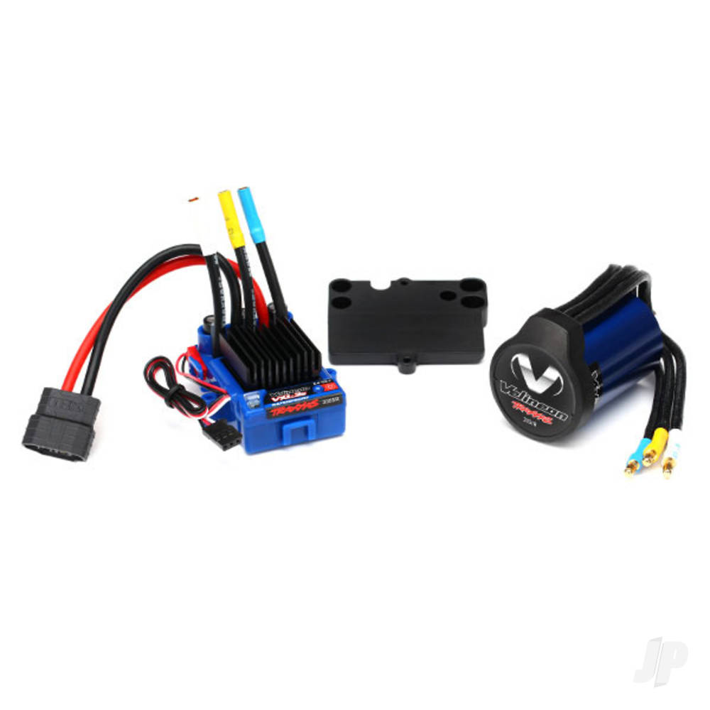 Traxxas Velineon VXL-3s Waterproof Brushless Power System (includes VXL-3s ESC, Velineon 3500 motor, and speed control mounting plate (part #3725R))