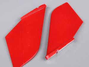 JP Vertical Fin Set Red (Painted with decal) (for F-38)