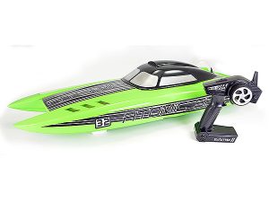 VOLANTEX ATOMIC SR85 BRUSHLESS BOAT (NO BATT)- GREEN
