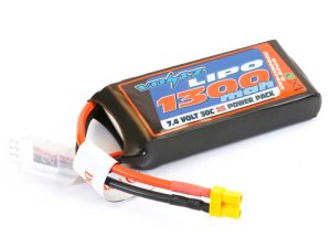 VOLTZ 1300mah 7.4V 30C LIPO BATTERY w/XT30