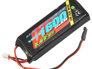 VOLTZ 1600mah 2S 6.6V RX LiFe STRAIGHT BATTERY PACK