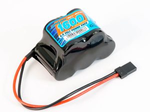 Voltz 1600Mah 6.0V NiMH RX Hump Battery w/ JR Plug