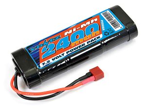 VOLTZ 2400mah 7.2V NiMH STICK PACK BATTERY W/DEANS CONNECTOR