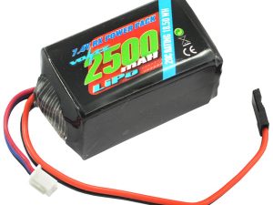 VOLTZ 2500mah 2S 7.4V RX LiPo HUMP BATTERY PACK