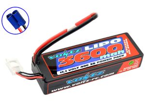 VOLTZ 3600mAh HARDCASE 3S 11.1V 40C LIPO STICK LOW PRO (2S SIZE)