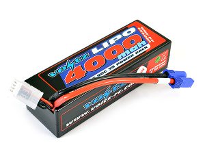 VOLTZ 4000mah HARD CASE 11.1V 50C LIPO STICK PACK w/EC5
