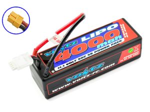 VOLTZ 4000mah HARD CASE 11.1V 50C LIPO STICK PACK w/XT60