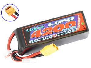 VOLTZ 4200MAH 22.2V 30C LIPO BATTERY w/XT90
