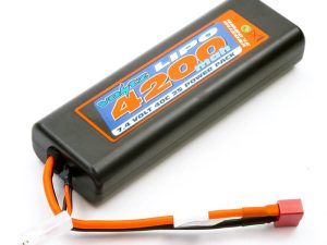 VOLTZ 4200mah ROUND/OVAL CASE 2S 40C 7.4V LIPO STICK PACK - DEANS