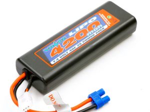 VOLTZ 4200mah ROUND/OVAL CASE 2S 40C 7.4V LIPO STICK PACK - EC3